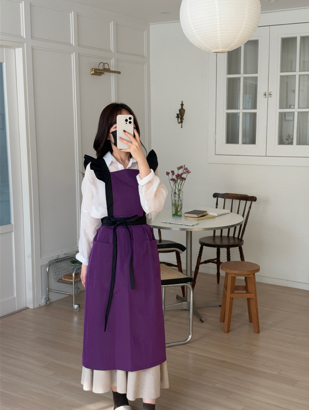 드레스 모델 착용 이미지-S51L23