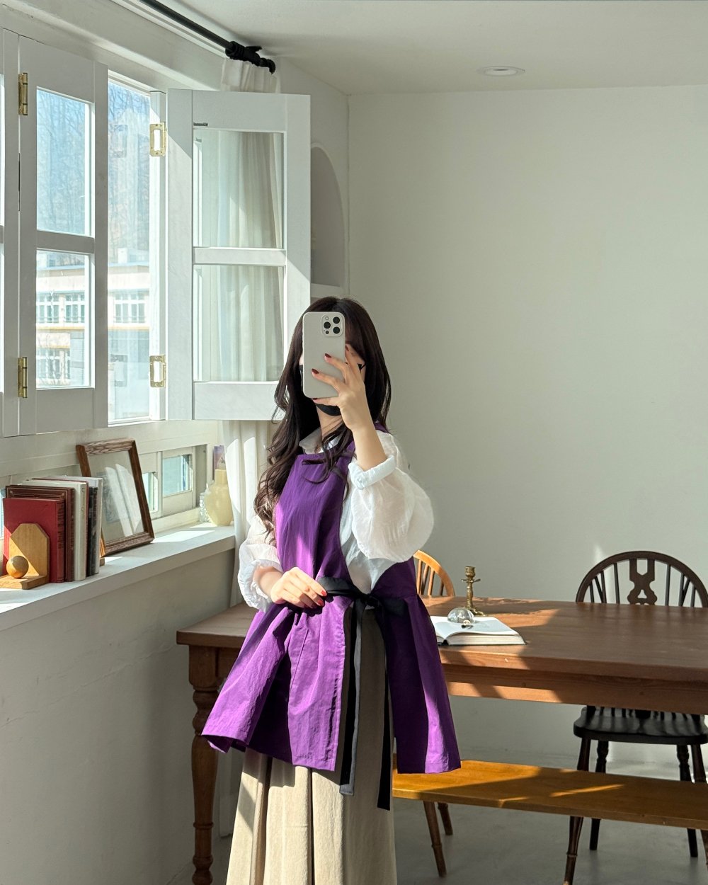 드레스 모델 착용 이미지-S58L17