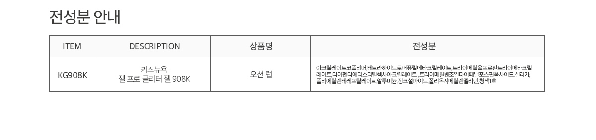 키스뉴욕 럽 하와이 오션 럽 KG908K 상세 이미지 5